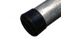 Ukončenie madla 42,4 mm - čierne PVC
